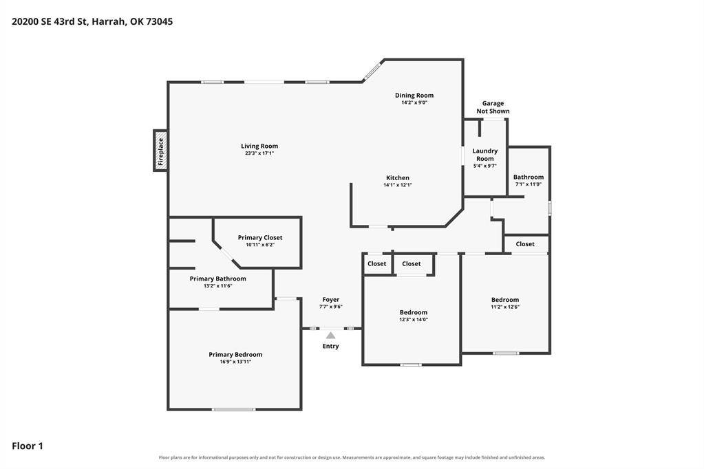 20200 SE 43rd ST, Harrah, OK 73045