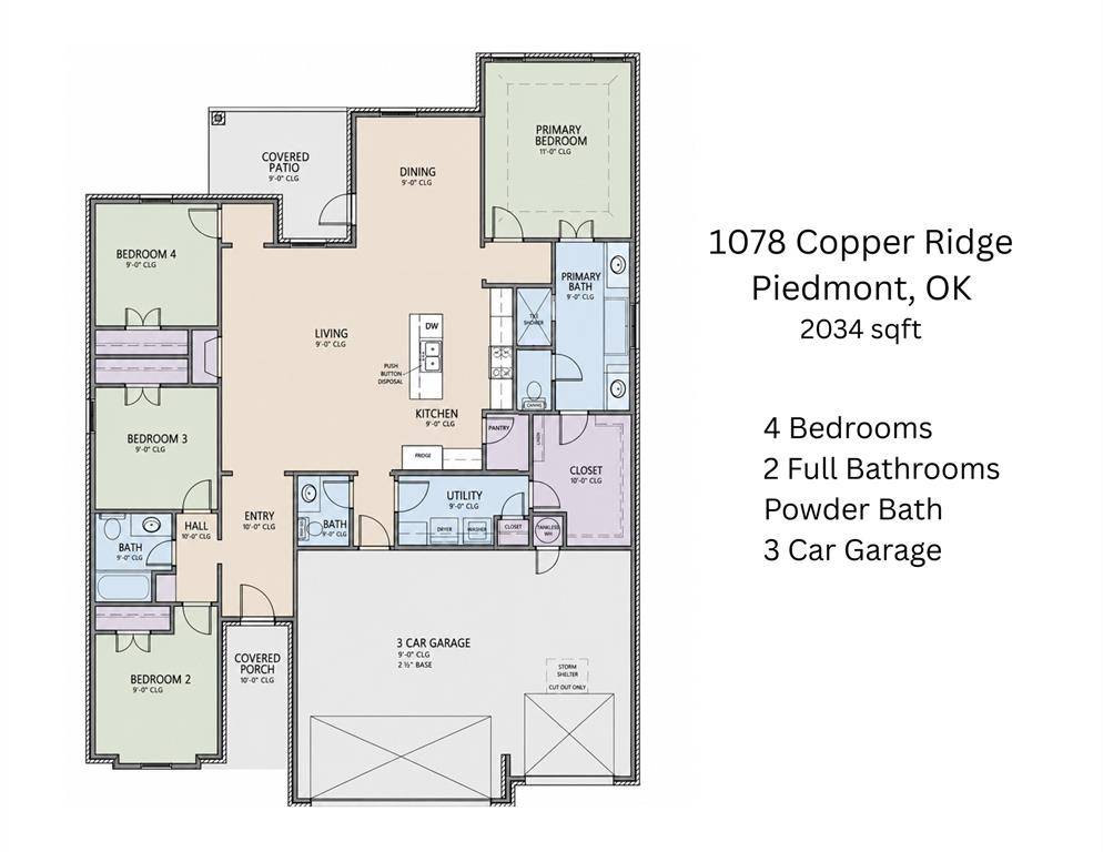 1078 Copper Ridge CIR, Piedmont, OK 73078