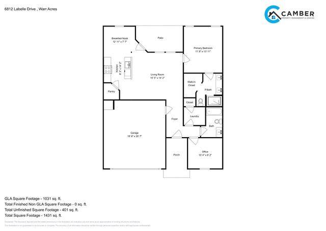 8012 Labelle DR, Warr Acres, OK 73132