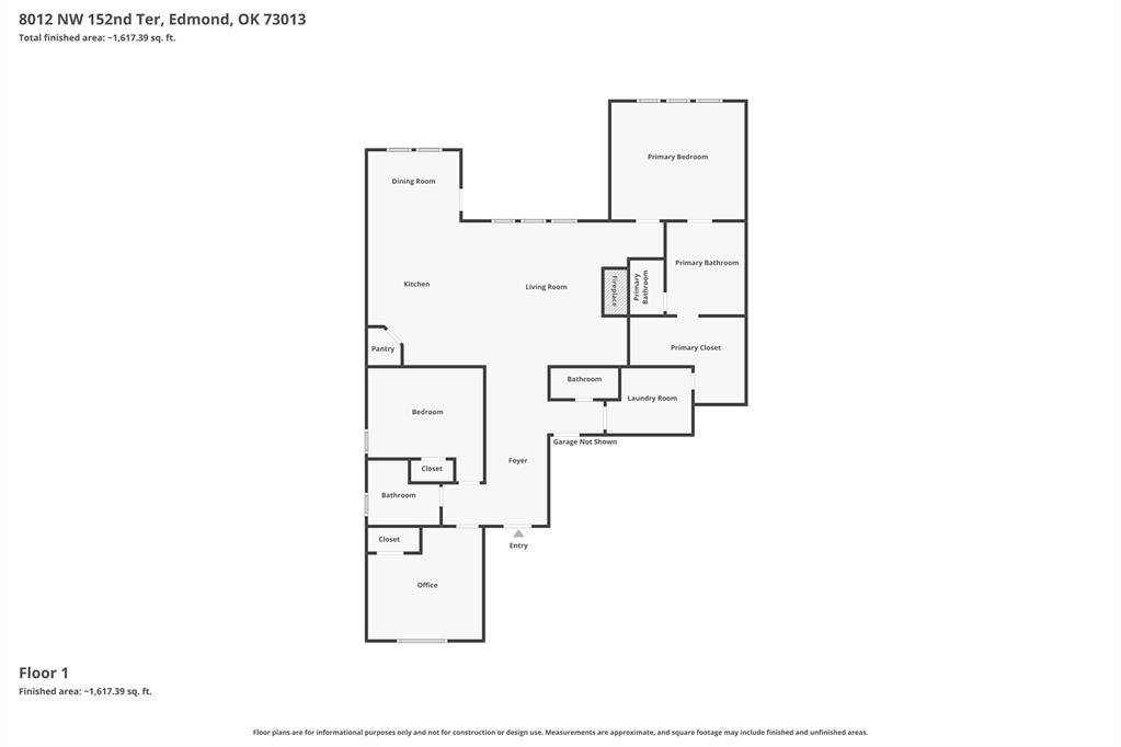 8012 NW 152nd TER, Edmond, OK 73013