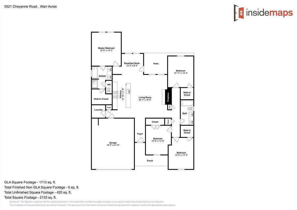 5521 Cheyenne RD, Warr Acres, OK 73132