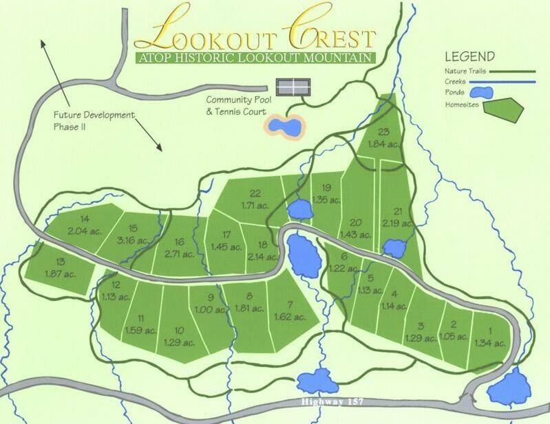 0 Lookout Crest Lane, Lookout Mountain, GA 30750