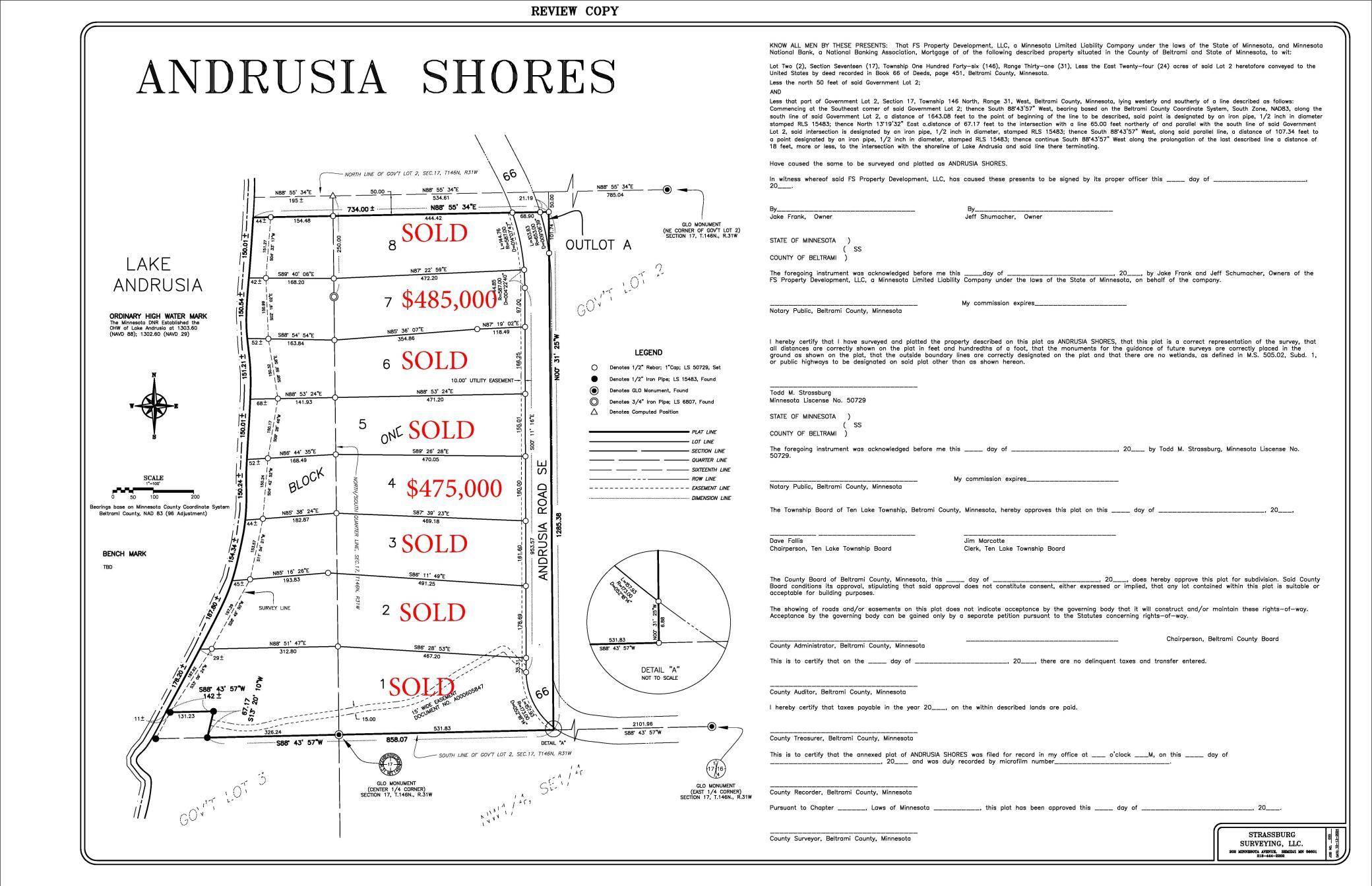 TBD Andrusia RD SE #Lot 4, Block 1, Cass Lake, MN 56633