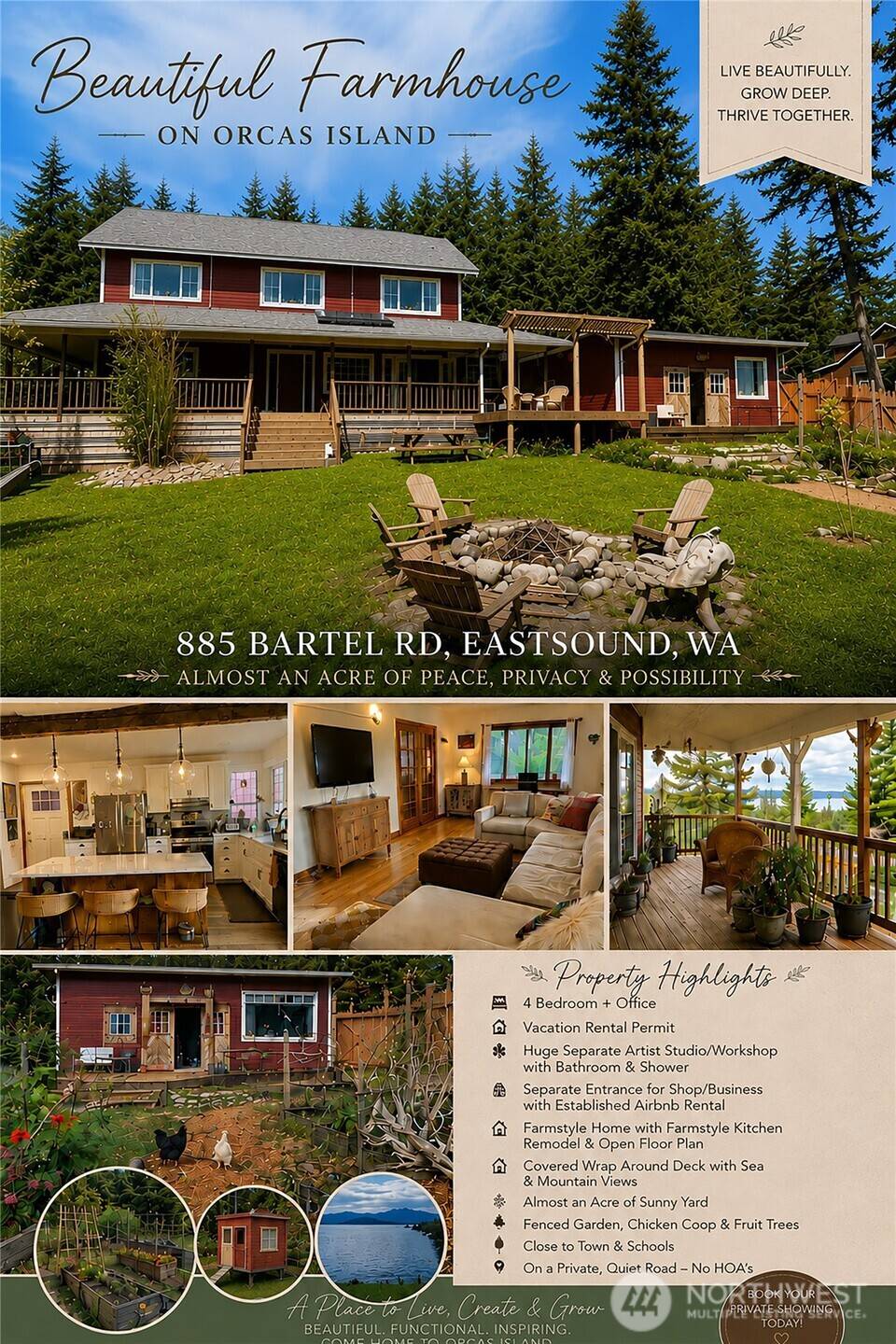 885 Bartel RD, Orcas Island, WA 98245