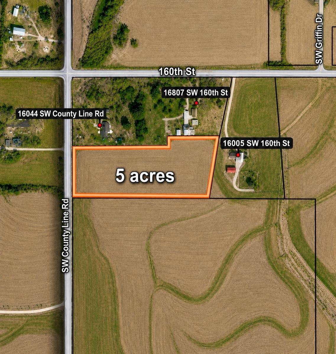 00000 SW County Line Rd, Rose Hill, KS 67133