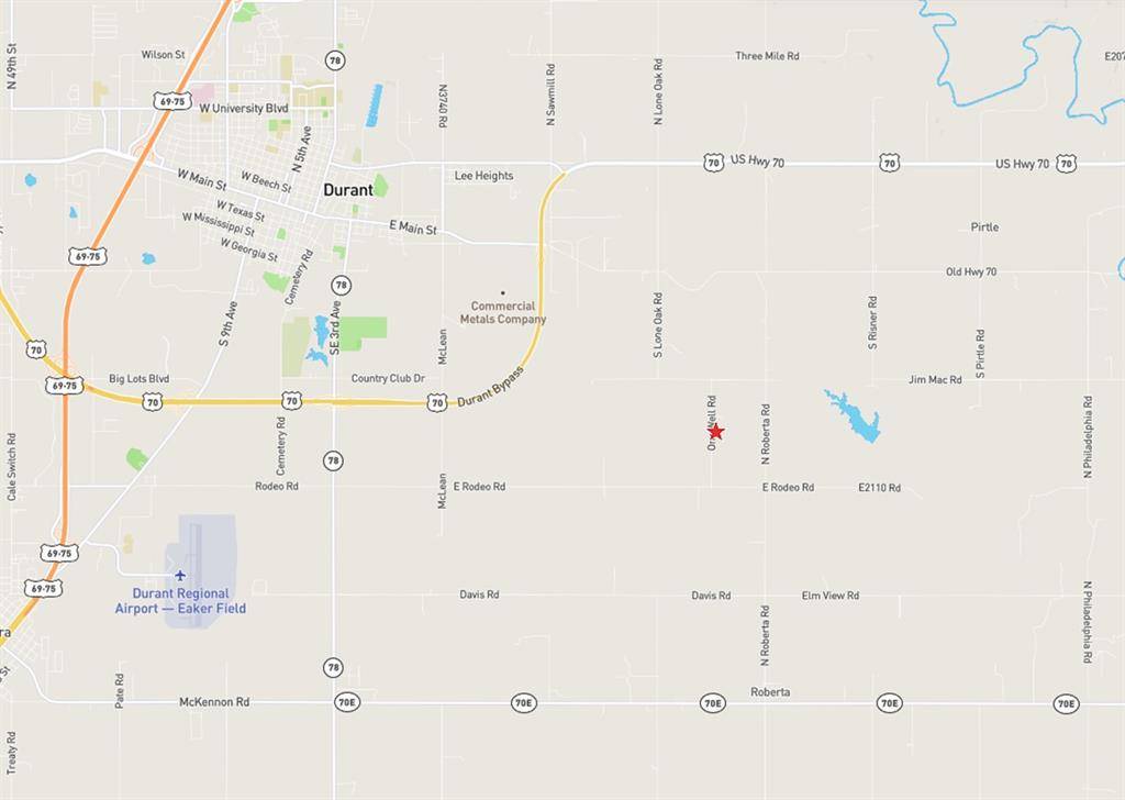 0003 One Well RD, Durant, OK 74701