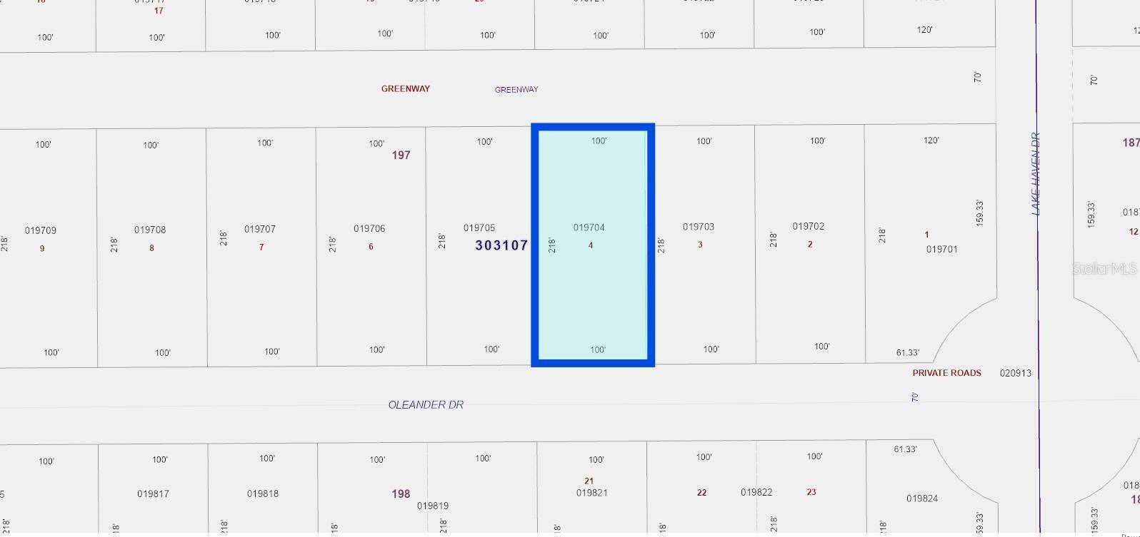 OLEANDER DR, Indian Lake Estates, FL 33855