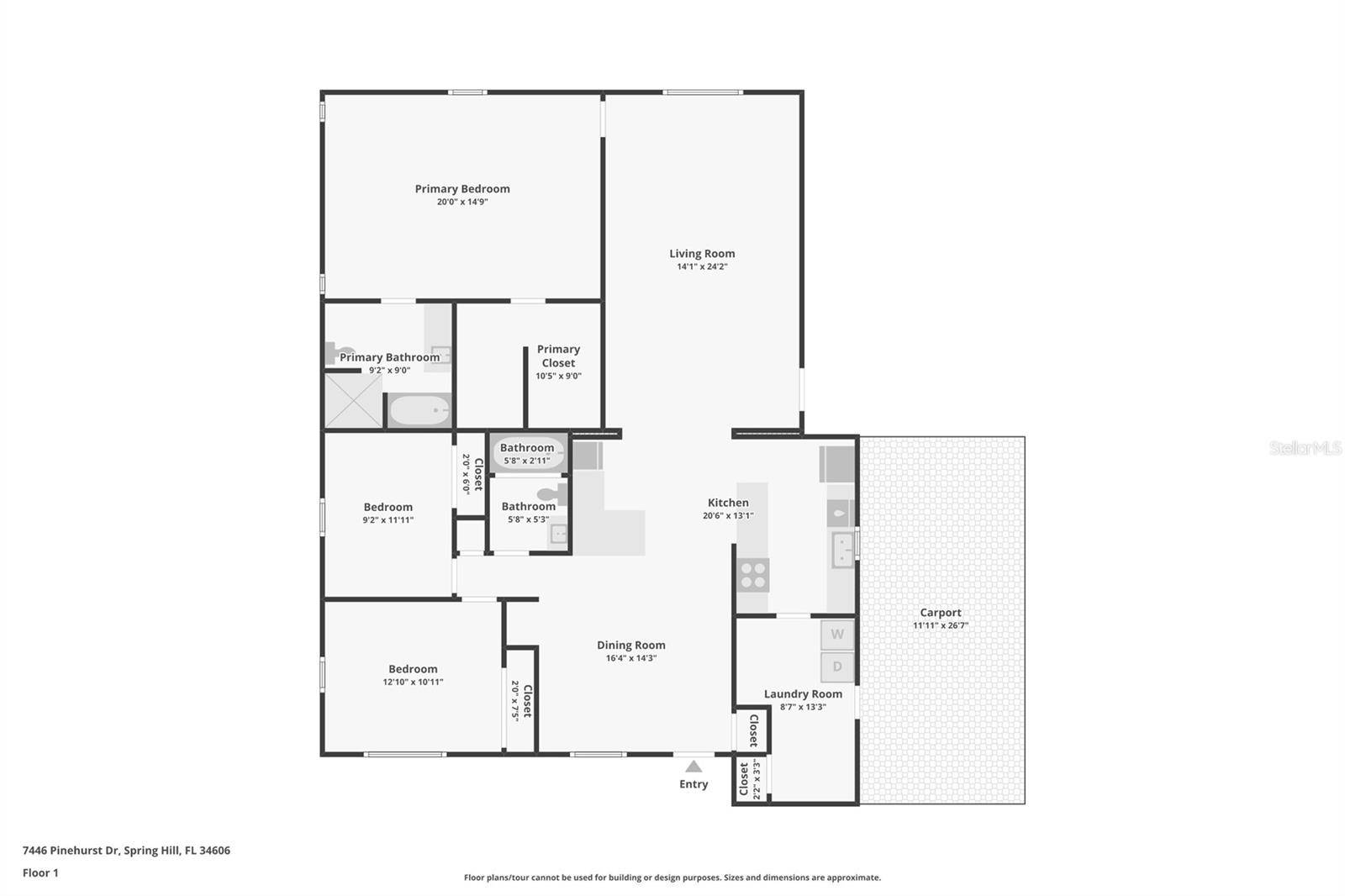 7446 PINEHURST DR, Spring Hill, FL 34606