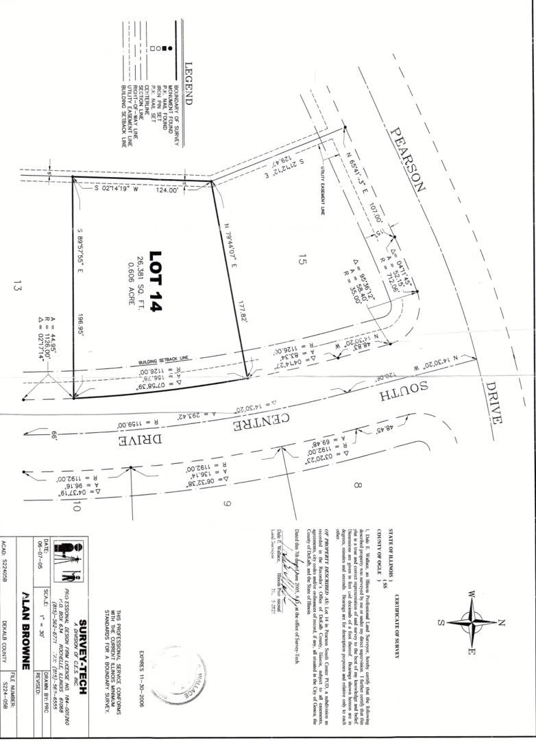 LOT 15 Pearson DR, Genoa, IL 60135
