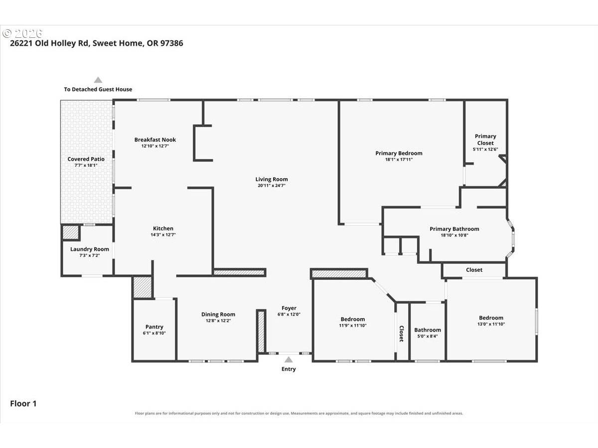 26221 OLD HOLLEY RD, Sweet Home, OR 97386