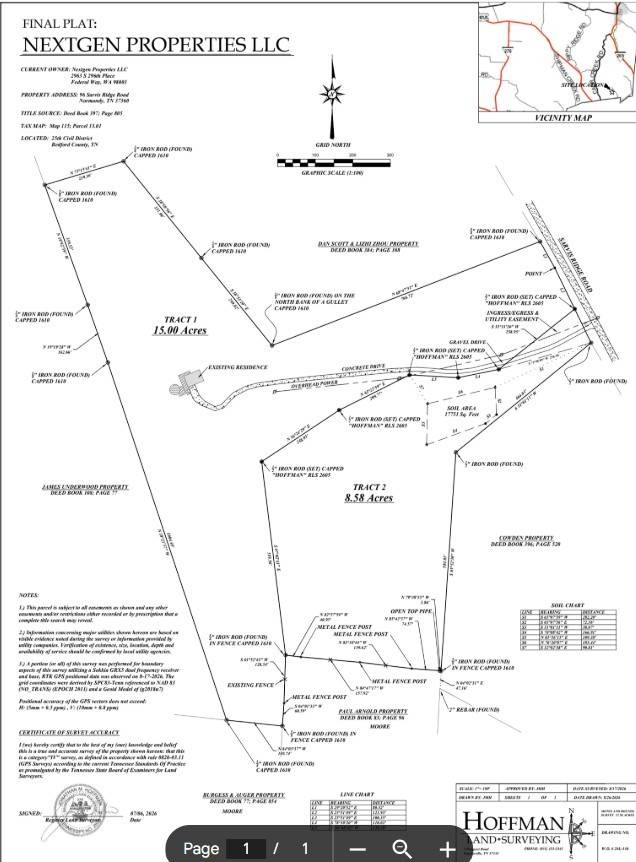 0 Sarvis Ridge Rd, Normandy, TN 37360