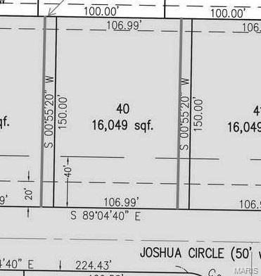 Lot 40 Joshua CIR, Columbia, IL 62236