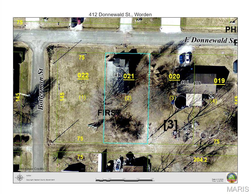 412 E Donnewald ST, Worden, IL 62097