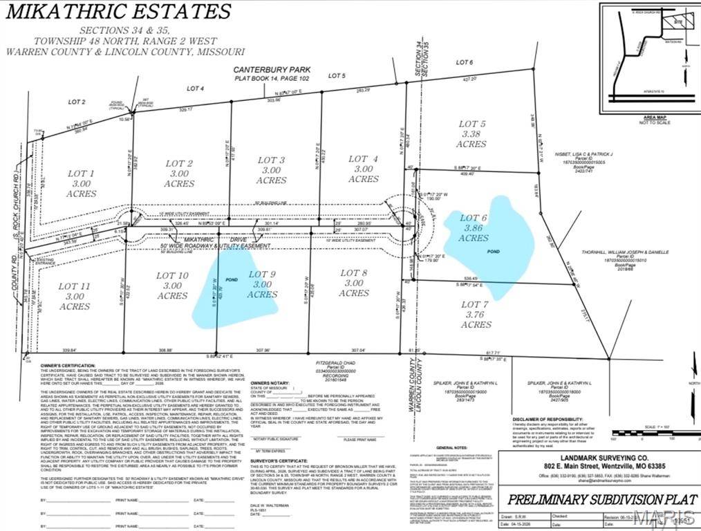 0 Lot 9 Mikathric Estates, Warrenton, MO 63383
