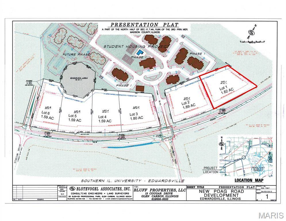 0 NE New Poag Road - Lot 1, Edwardsville, IL 62025