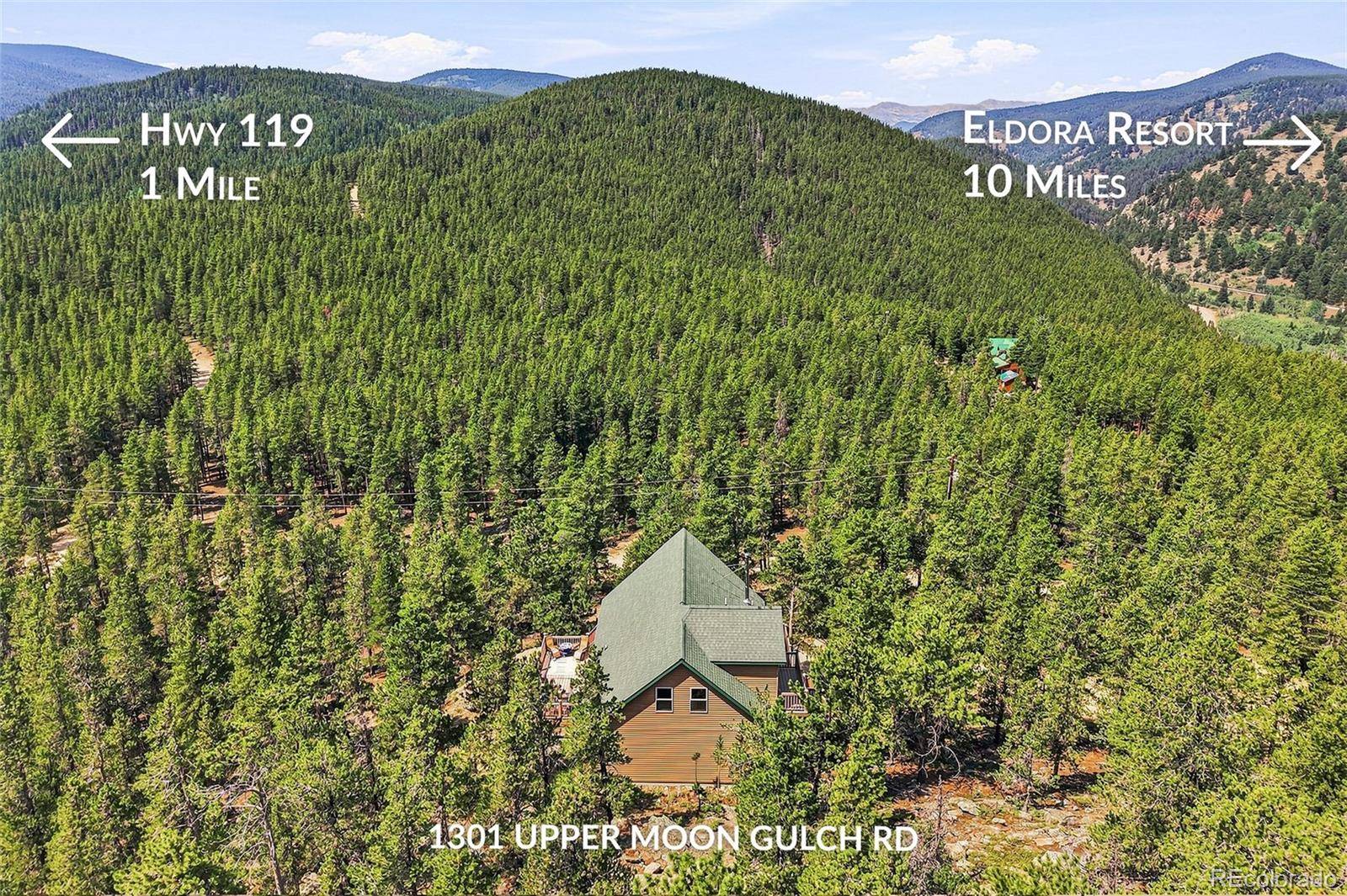 1301 Upper Moon Gulch RD, Rollinsville, CO 80474