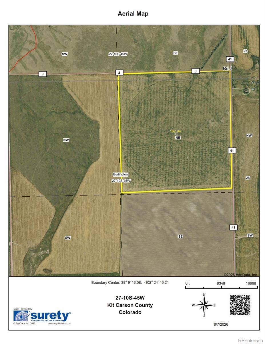 NE4 27 10s 45w, Bethune, CO 80807