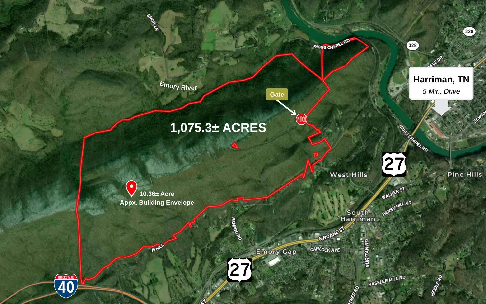 1075 Riggs Chapel Road, Harriman, TN 37748