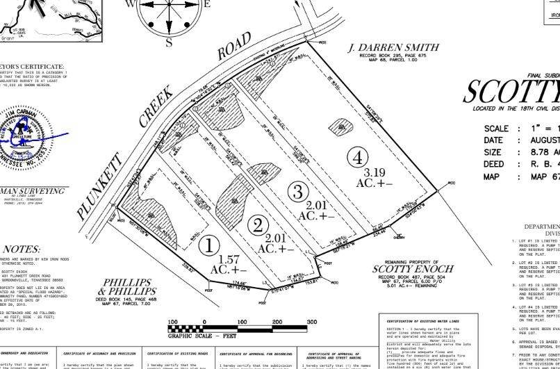 0 Plunkett Creek  Rd, Gordonsville, TN 38563