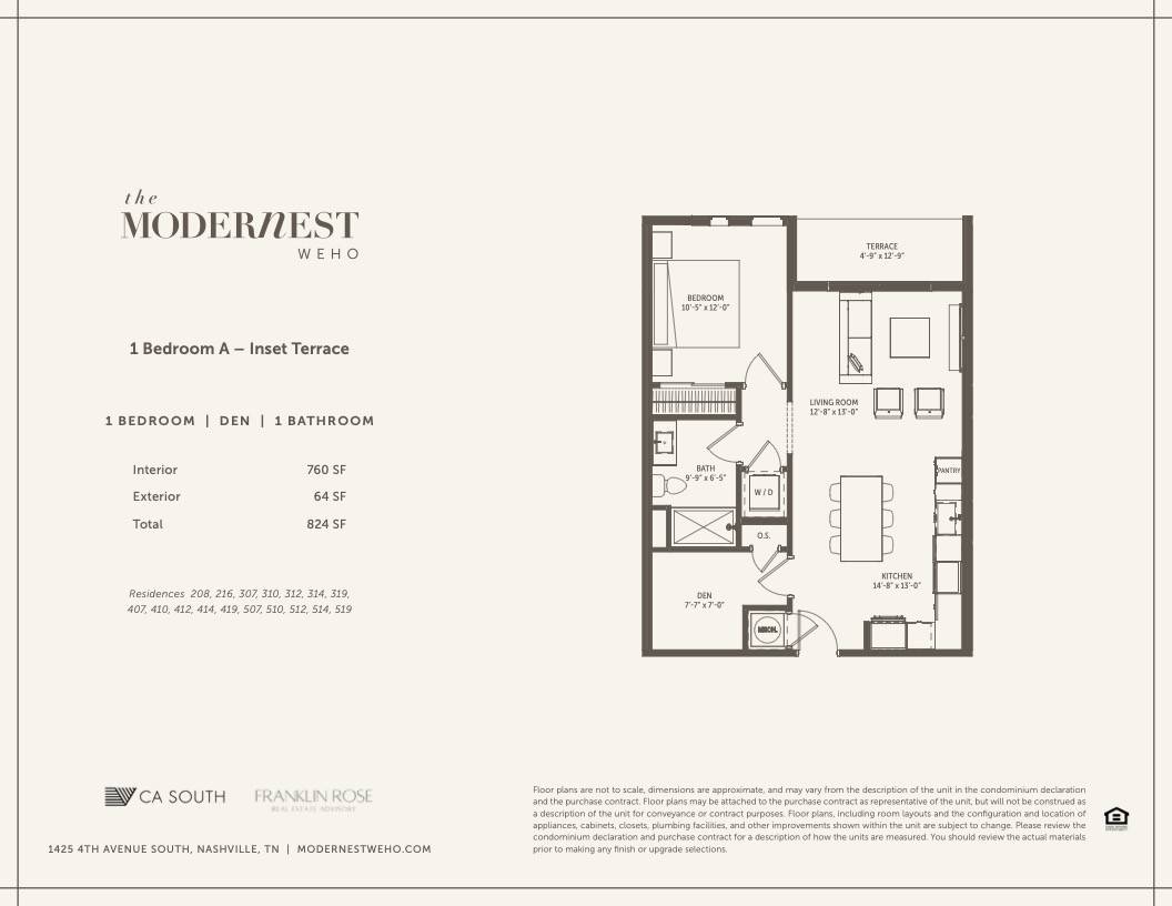 1425 4th Ave #S #216, Nashville, TN 37210