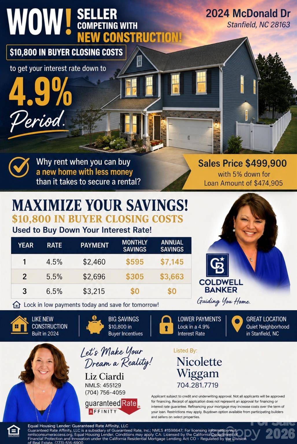2014 Mcdonald DR, Stanfield, NC 28163