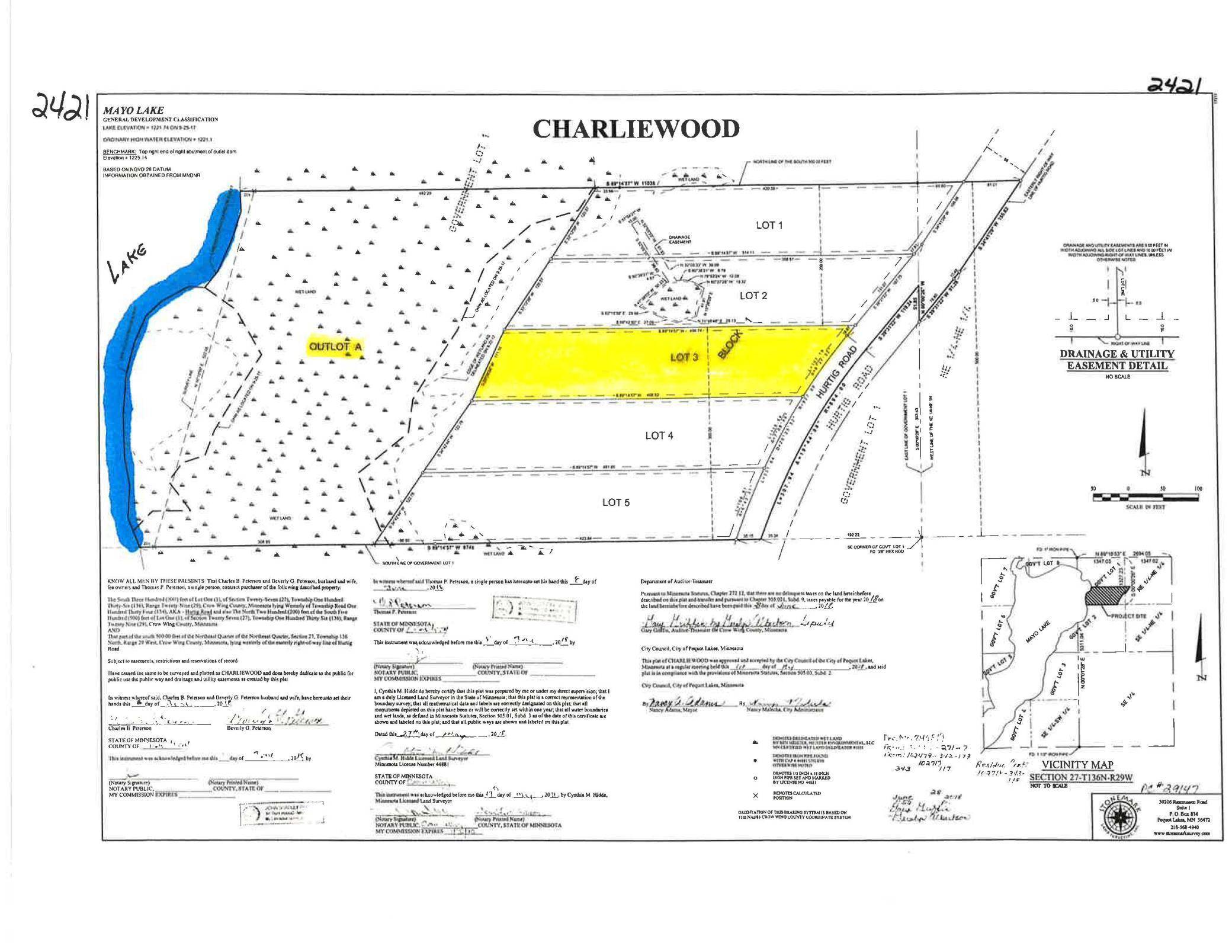 TBD - Lot 3 Hurtig Road, Pequot Lakes, MN 56472