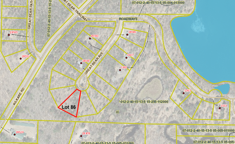 Lot 86 Great Bear AVE, Danbury, WI 54830