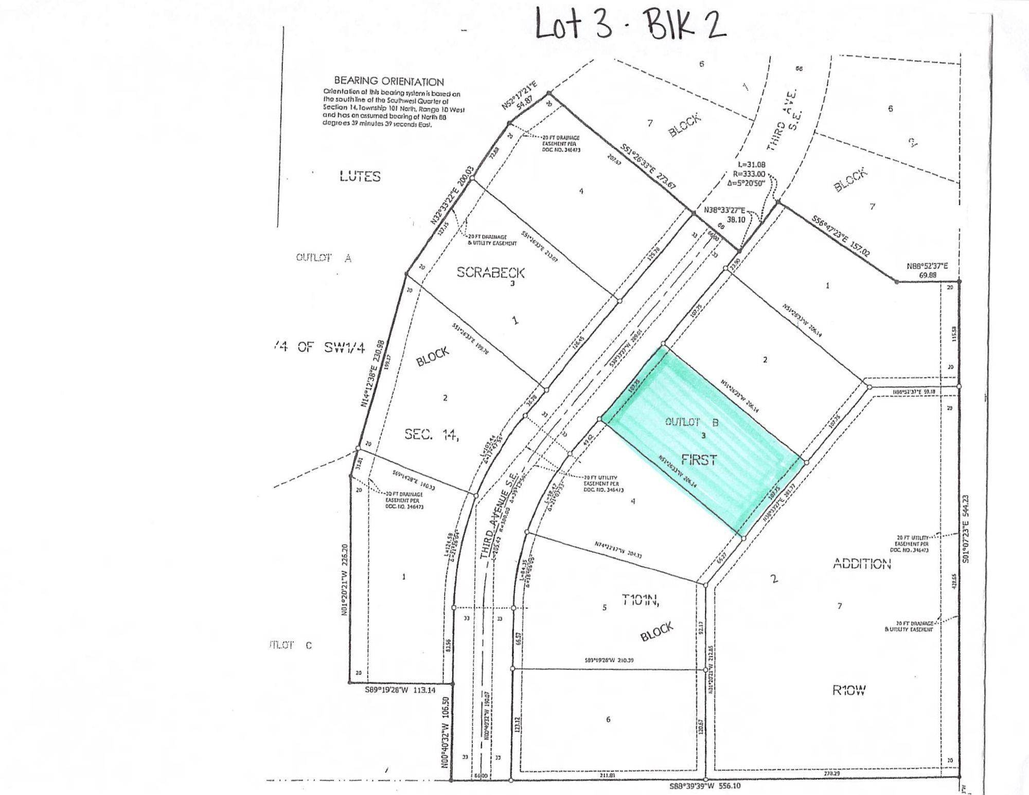 TBD ( Lot 3, Blk 2) 3rd AVE SE, Harmony, MN 55922