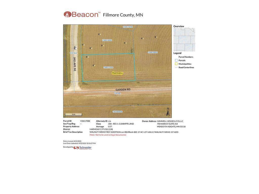 TBD ( Lot 6, Blk 2) 3rd AVE SE, Harmony, MN 55939