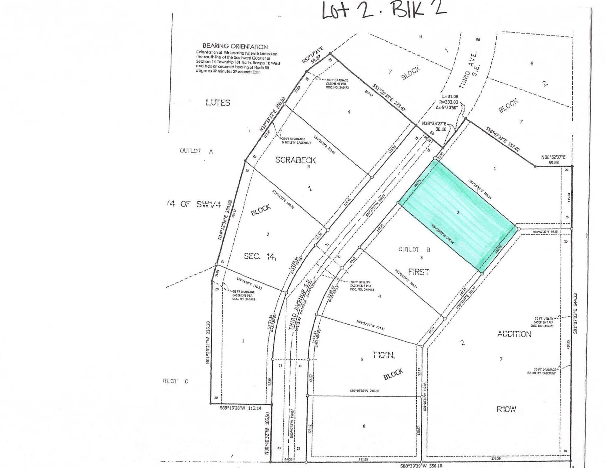 TBD ( Lot 2, Blk 2) 3rd AVE SE, Harmony, MN 55939