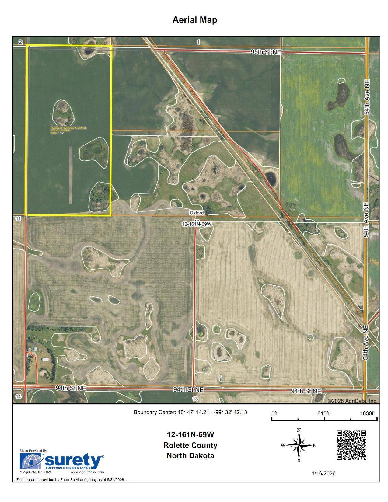 TBD 95 St NE Parcel 3, Rolla, ND 58367