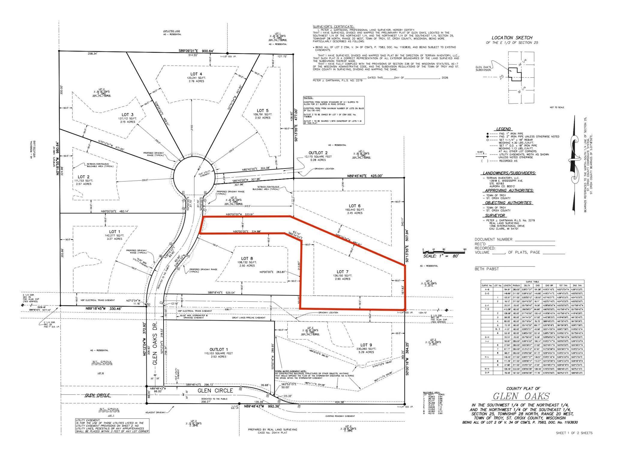 151 (Lot 7) Glen Oaks DR, River Falls, WI 54022