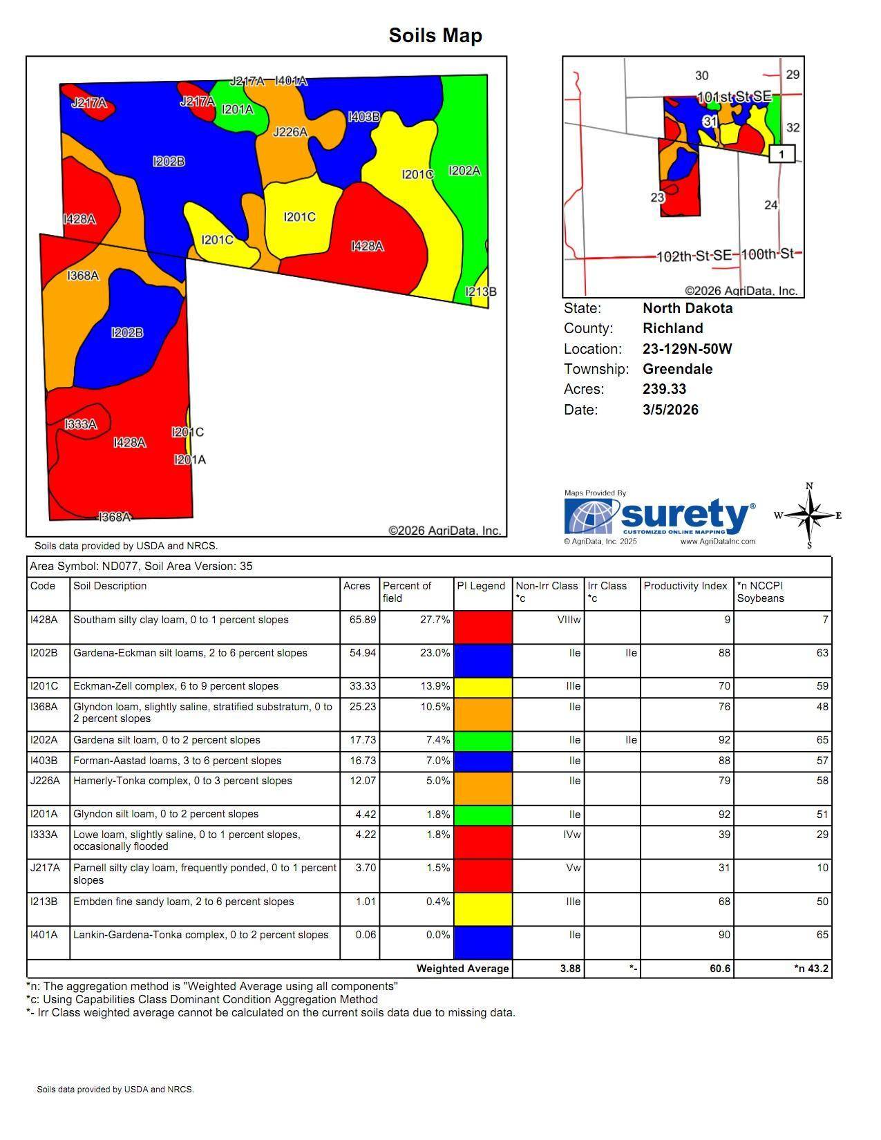 TBD County Road 1, Hankinson, ND 58041