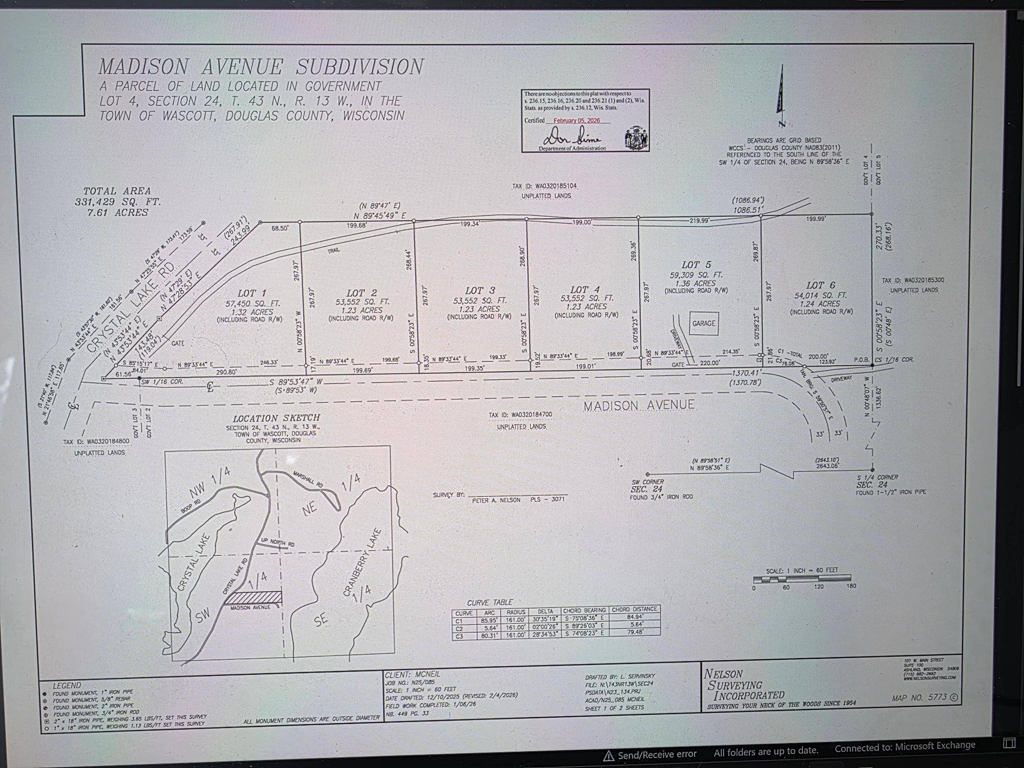 Lot 6 S Madison AVE, Wascott, WI 54838