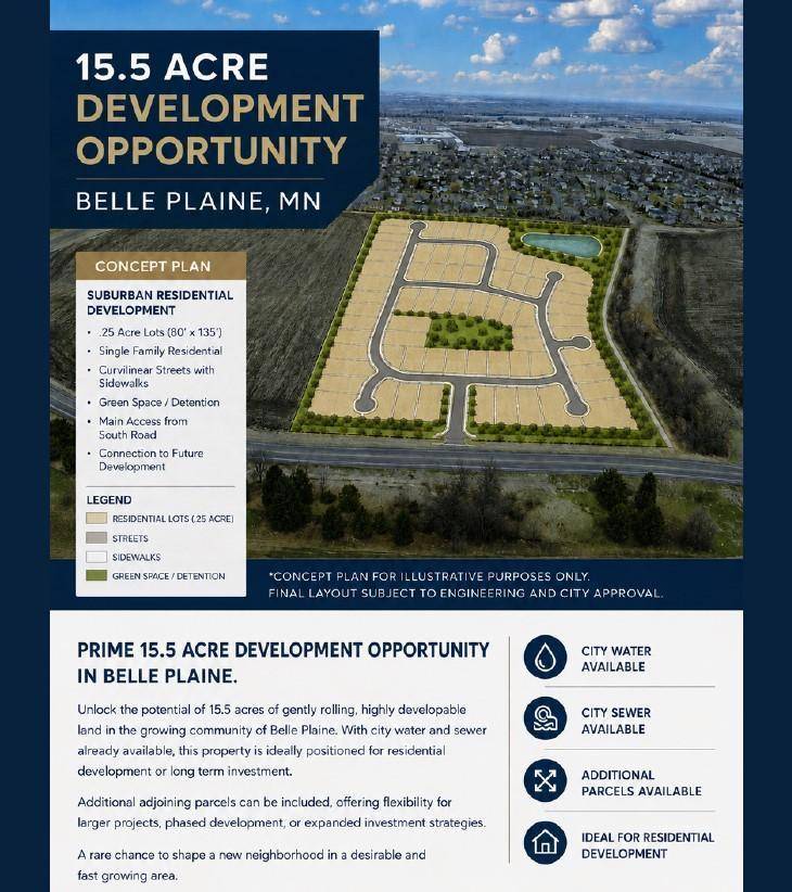 XX Daniel Drive, Belle Plaine, MN 56011
