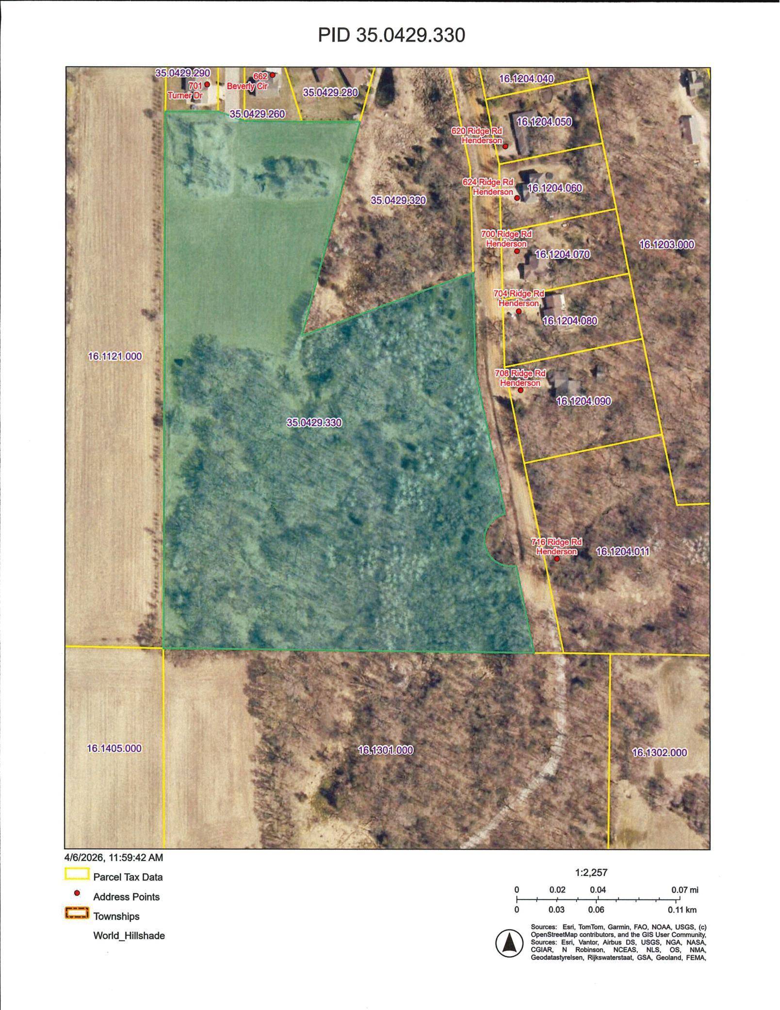 XXX Ridge Rd & Turner DR, Henderson, MN 56044