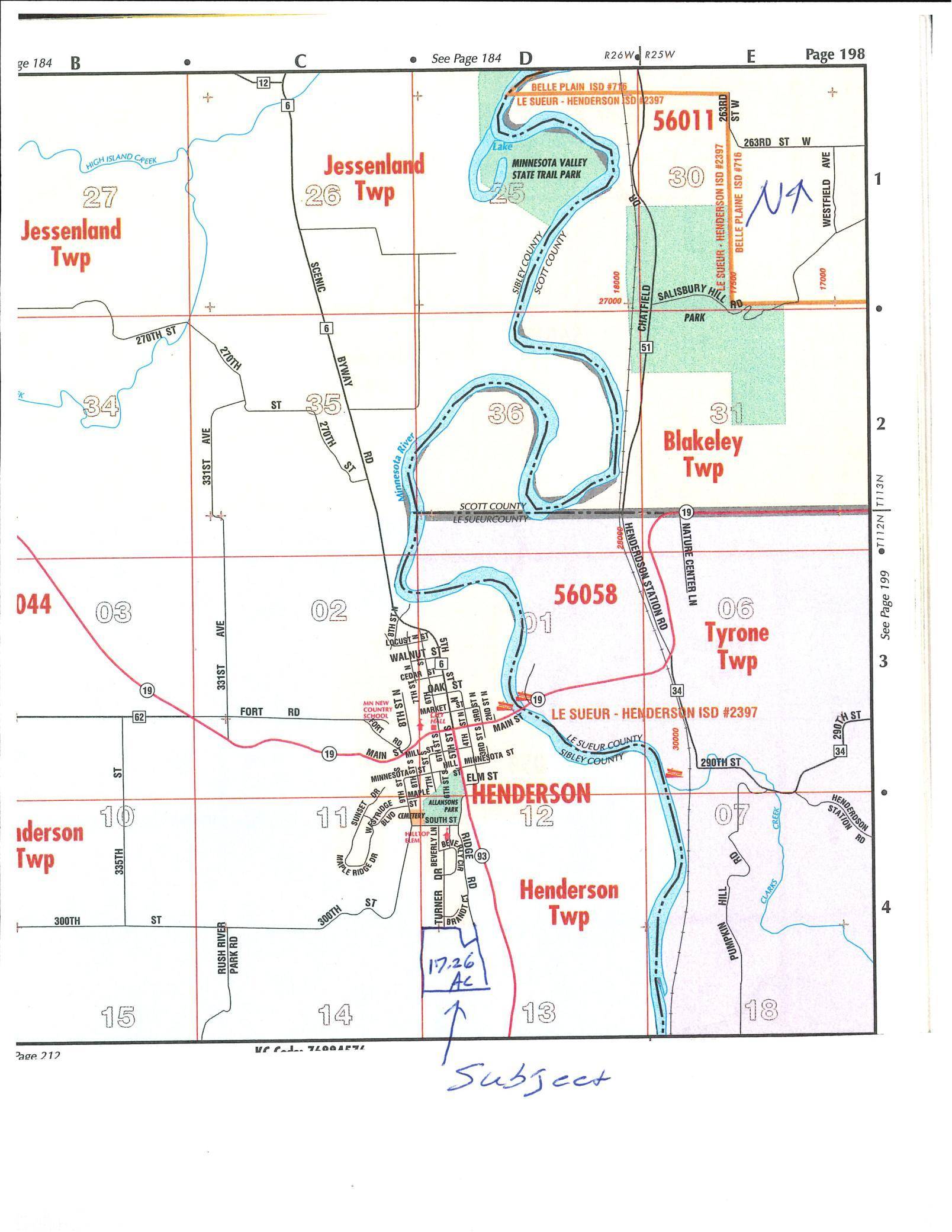 XXX Ridge Rd & Turner DR, Henderson, MN 56044