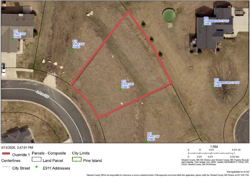 815 9th AVE SW, Pine Island, MN 55963
