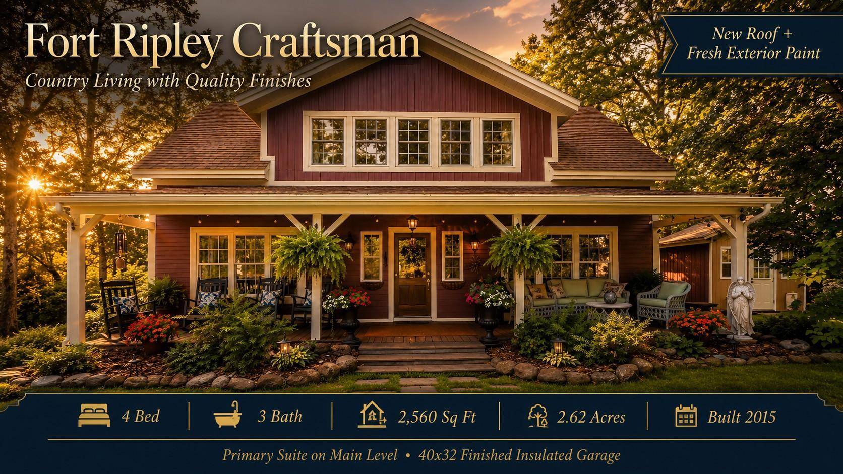 5907 Crow Wing Lake RD, Fort Ripley, MN 56449