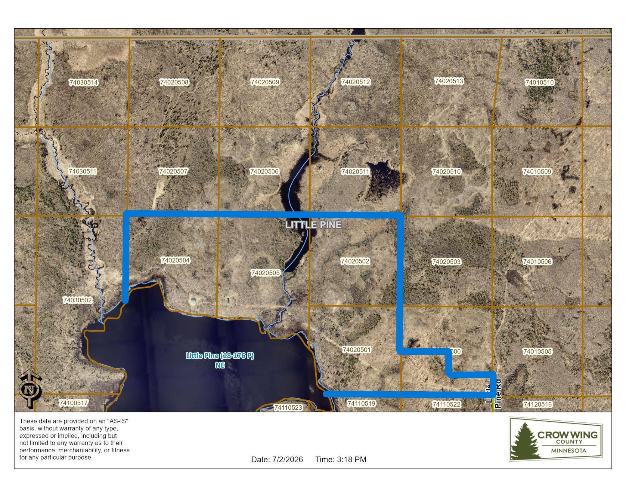 184 Acres 44047A Little Pine RD, Emily, MN 56447