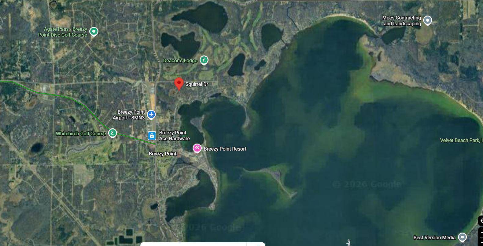 xxx TBD Lots 173 & 174 Squirrel Drive, Breezy Point, MN 56472