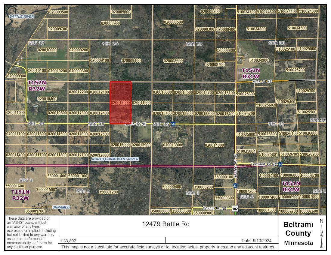 12479 Battle RD NE, Blackduck, MN 56630