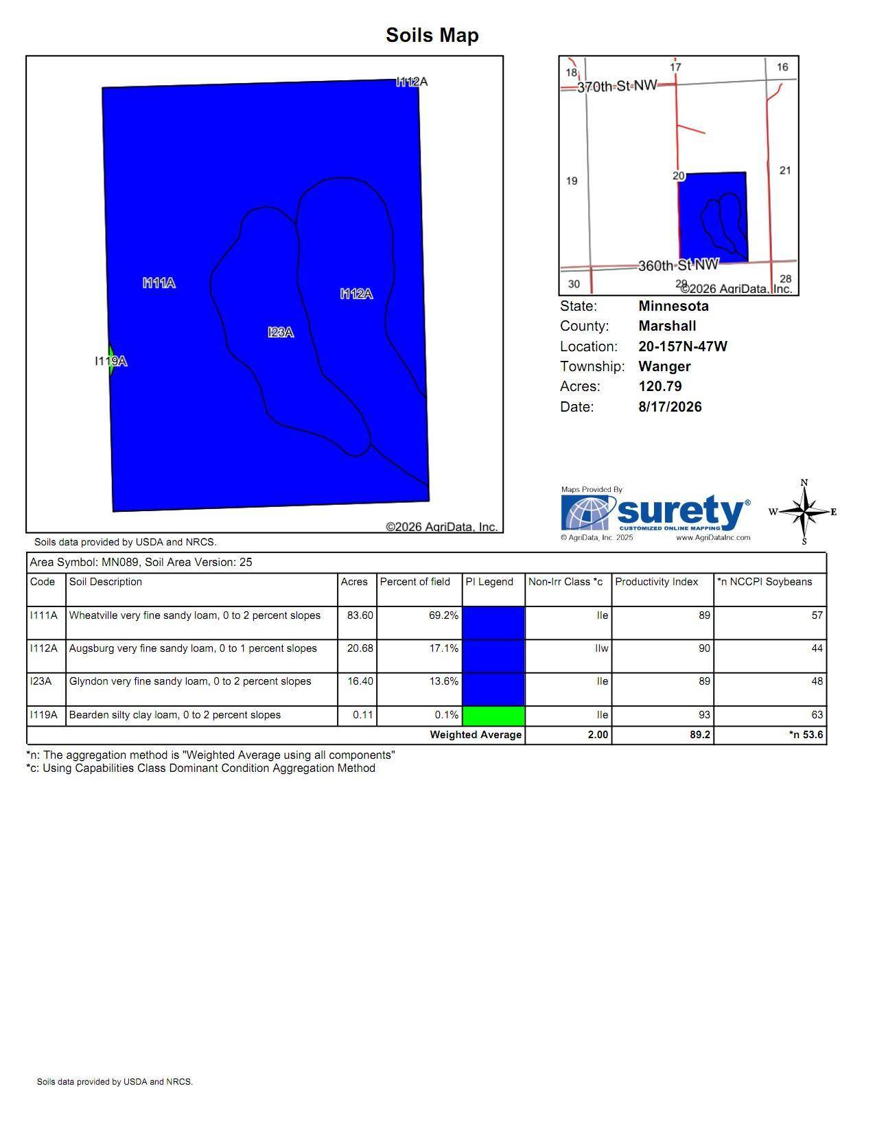 TBD 360 St NW, Argyle, MN 56713