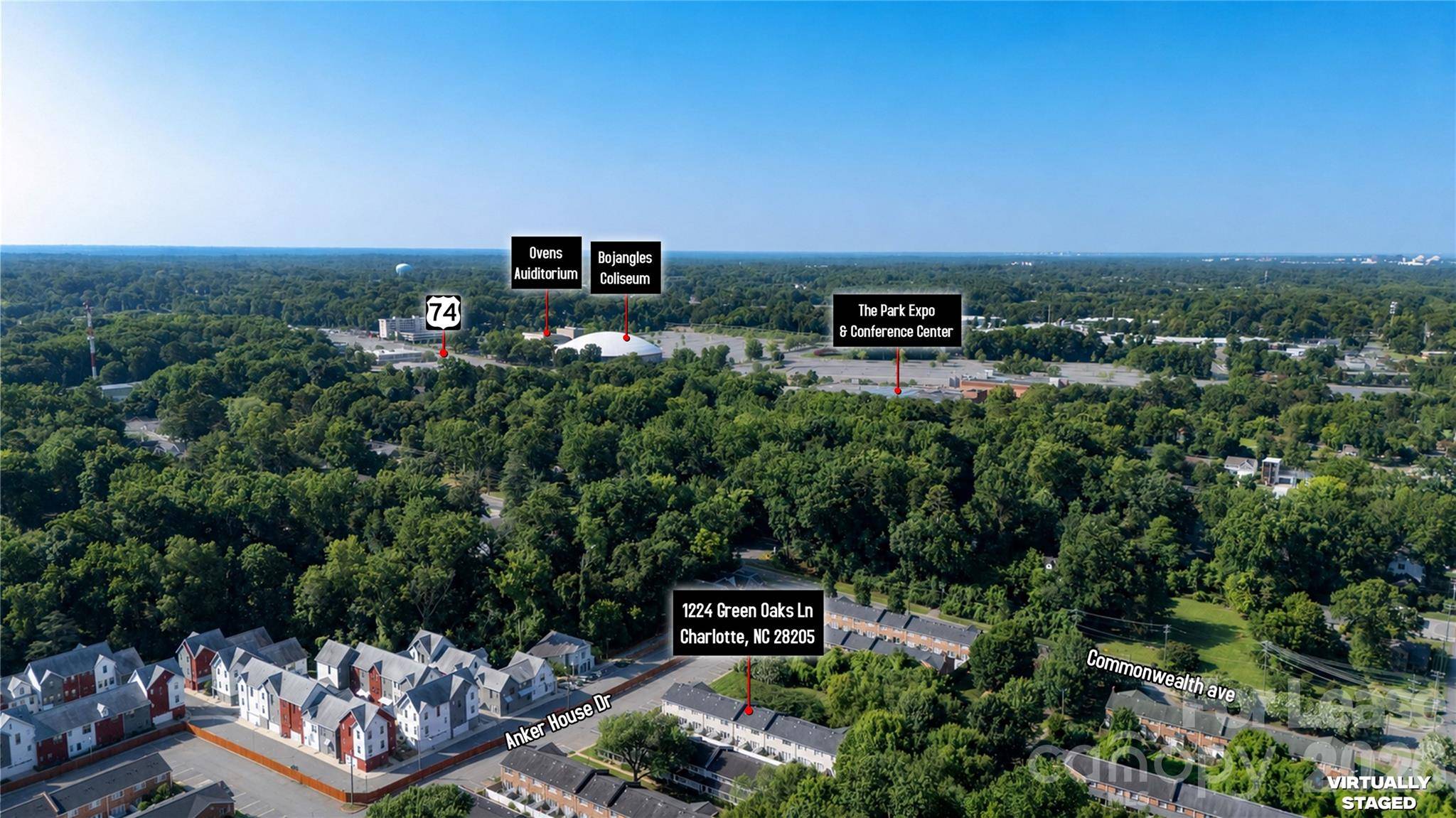 1224 Green Oaks LN #F, Charlotte, NC 28205