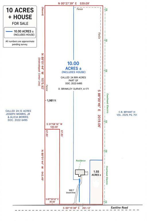 5077 E Line (10acres) Road, Whitewright, TX 75491
