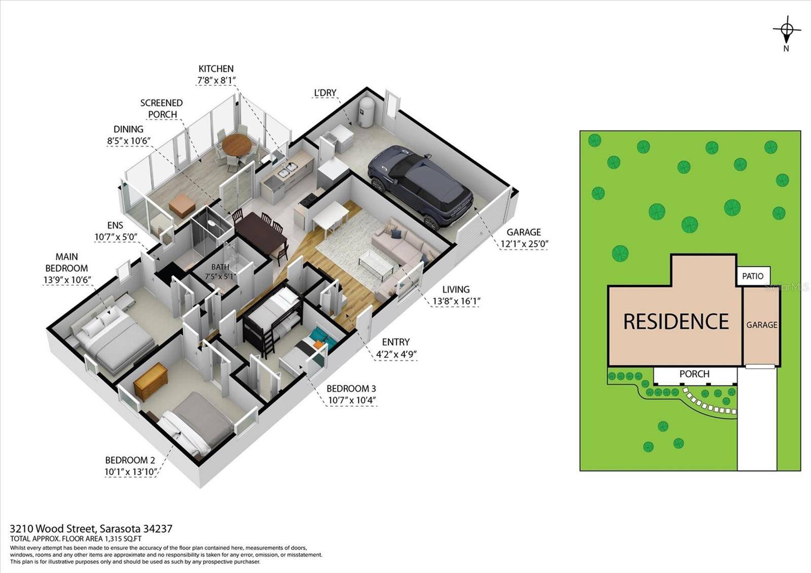 3210 WOOD ST, Sarasota, FL 34237