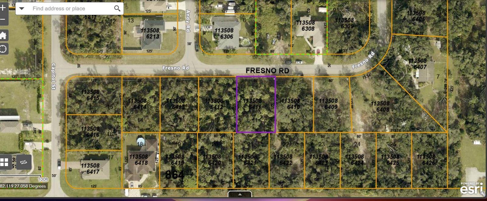 Lot 11 FRESNO RD, North Port, FL 34288