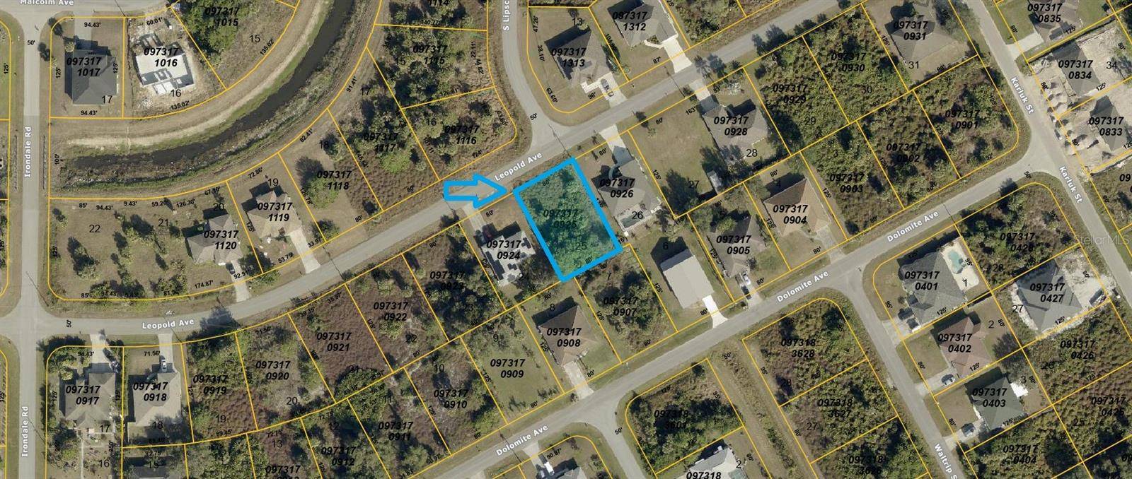 LOT 25, LEOPOLD AVE, North Port, FL 34287