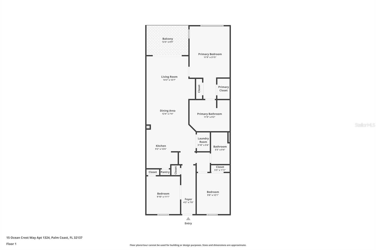 15 OCEAN CREST WAY #1324, Palm Coast, FL 32137
