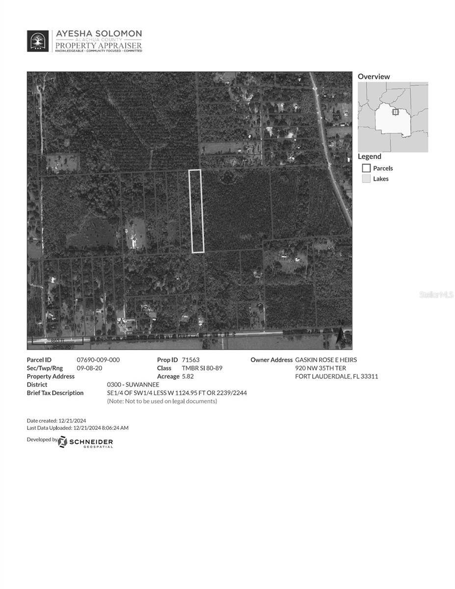 00000 NE 164 AVE, Gainesville, FL 32653